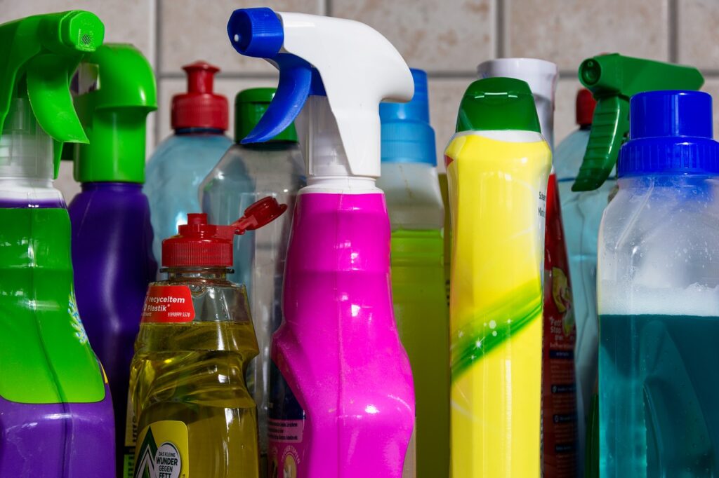 Get rid of fire ants naturally with dish soap or detergent mixed with water.