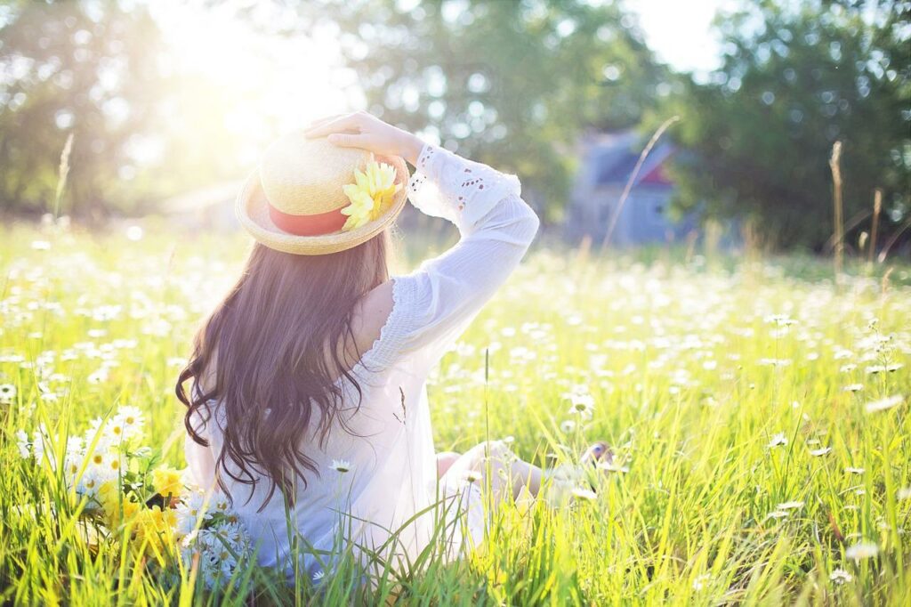 Repair your hair after getting lice treatment by wearing hats and protecting your head from the sun.